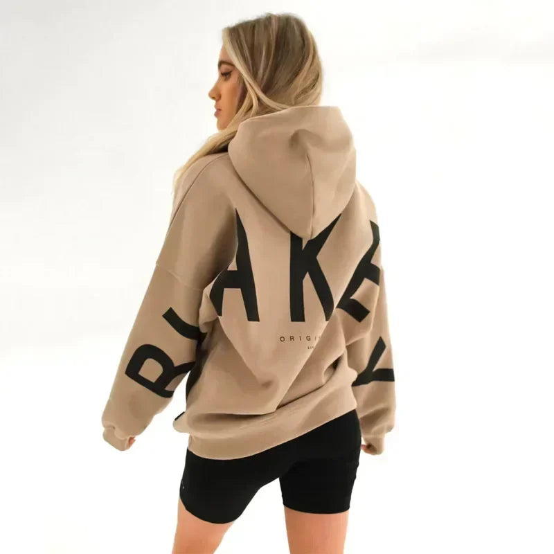 BLAKE Hoodie – Unisex Oversized Kapuzenpullover mit Backprint