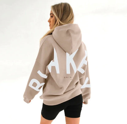 BLAKE Hoodie – Unisex Oversized Kapuzenpullover mit Backprint