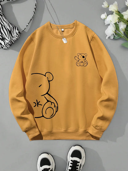 Teddy Sweater – Warmer Unisex Pullover mit Bärenmotiv
