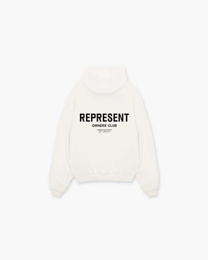 REPRESENT Hoodie – Schwarzer Unisex Kapuzenpullover mit Logo-Print